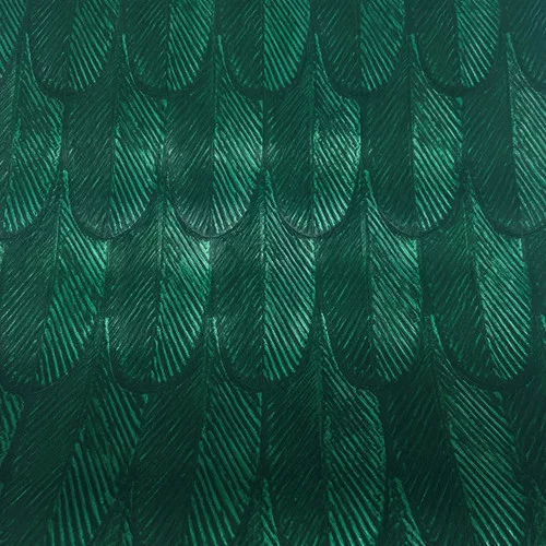 Tapeta s kovovou imitáciou zelená